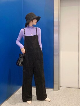 サロペット オーバーオールを使った 韓国ファッション の人気ファッションコーディネート Wear