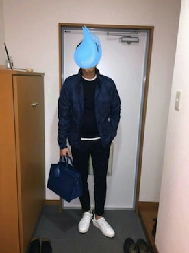 「ASPESI（アスペジ）のアイテム（ジャケット/アウター）」を使った、ウェアTYさん（メンズ・175cm）の冬コーディネート