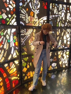「MISCH MASCH（ミッシュマッシュ）のアイテム（ジャケット/アウター）」を使った、anzuさん（レディース・162cm）の春コーディネート