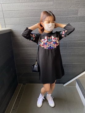 「GRAM（グラム）のアイテム」を使った、‎みんとさん（レディース・148cm）の春コーディネート