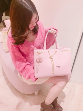 Azusa Oeさん（レディース・156cm）の冬コーディネート