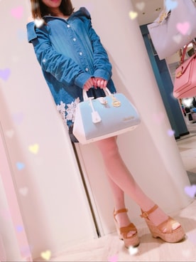 「夏カジュアル」｜Azusa Oeさん（レディース・156cm）の春コーディネート