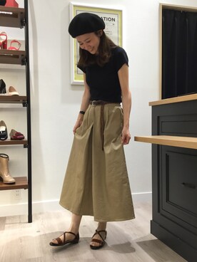 「べっ甲」｜WA ららぽーと富士見さん（レディース・160cm）の春コーディネート