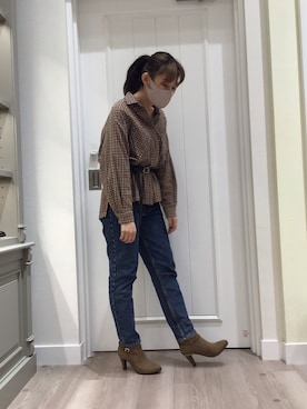 「ブーティ」｜WA ららぽーと富士見さん（レディース・160cm）の秋コーディネート