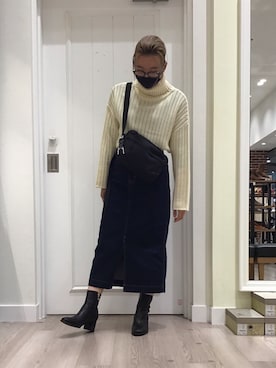 「CONSCIOUS DAY（コンシャスデイ）のアイテム」を使った、WA ららぽーと富士見さん（レディース・160cm）の秋コーディネート