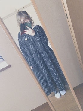 「後ろ姿」｜「アイテム（財布/小物）」を使った、belico*さん（レディース・147cm）の春コーディネート