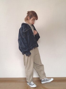 「おちびさん」｜「アイテム（その他）」を使った、belico*さん（レディース・146cm）の冬コーディネート