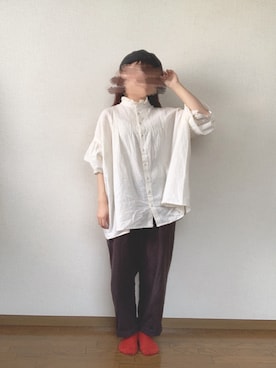 「TSUHARU by Samansa Mos2（ツハルバイサマンサモスモス）のアイテム（帽子）」を使った、belico*さん（レディース・148cm）の秋コーディネート