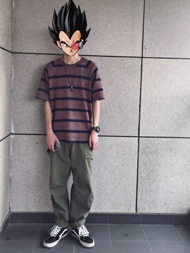 「LEGO（レゴ）のアイテム」を使った、VEGETAさん（メンズ・178cm）の夏コーディネート