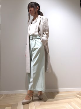 「BSTR」｜「アイテム（チェスターコート）」を使った、★アキ★さん（レディース・149cm）の冬コーディネート