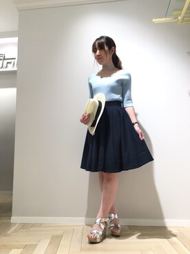 「BSTR」｜「アイテム（帽子）」を使った、★アキ★さん（レディース・149cm）の春コーディネート