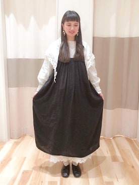 「ピクニック」｜「アイテム（財布/小物）」を使った、さいとぅ〜さん（レディース・159cm）の春コーディネート