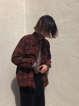 「Lee（リー）のアイテム（スラックス）」を使った、Masaki Yoshizawaさん（メンズ・178cm）の春コーディネート