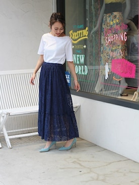 RIE TAKIさん（レディース・156cm）の夏コーディネート