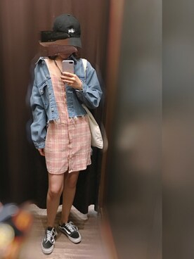 「PULL&BEAR（プルアンドベア）のアイテム（ワンピース/ドレス）」を使った、Young_Ryuさん（レディース・161cm）の夏コーディネート