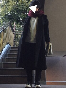 「unrelaxing（アンリラクシング）のアイテム（ピーコート）」を使った、ずーさん（メンズ・170cm）の冬コーディネート