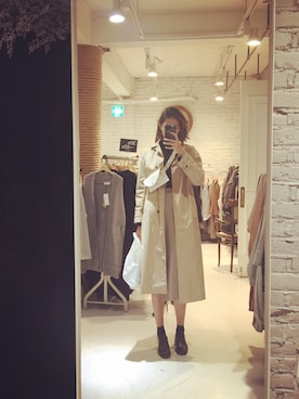 「LESS（レス）のアイテム（ジャケット/アウター）」を使った、Eitherandさん（レディース・178cm）の秋コーディネート