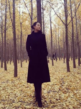 「WILDFANG（ワイルドファング）のアイテム」を使った、Ainyyzzさん（レディース・166cm）の秋コーディネート