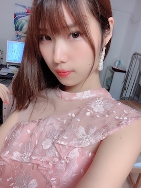 「LILY BROWN（リリーブラウン）のアイテム（ドレス）」を使った、兔耳茶さん（レディース・169cm）の冬コーディネート