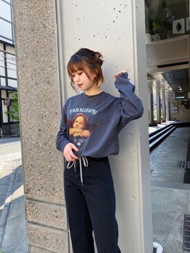 「Paragraph（パラグラフ）のアイテム」を使った、ヒナさん（レディース・170cm）の春コーディネート