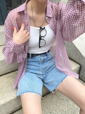 ヒナさん（レディース・170cm）の夏コーディネート