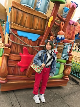 虹七さん（レディース・148cm）の冬コーディネート