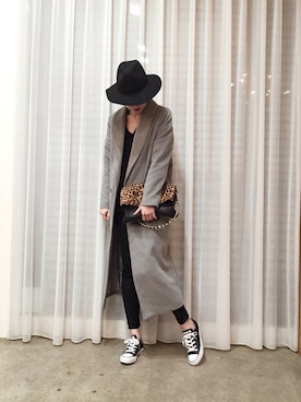 「CONVERSE（コンバース）のconverse（コンバース） ALL STAR OX（オールスターOX）（スニーカー）」を使った、ga625さん（レディース・161cm）の冬コーディネート