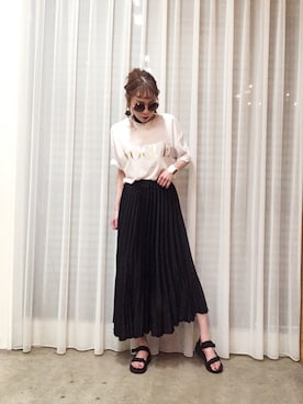 「WOWSTYLE（WOWSTYLE）のアイテム」を使った、ga625さん（レディース・161cm）の夏コーディネート