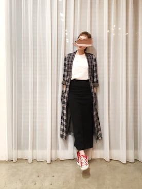 「G.V.G.V.（ジーヴィージーヴィー）のアイテム（その他アウター）」を使った、ga625さん（レディース・161cm）の秋コーディネート