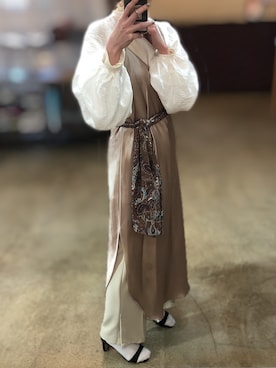 「Kastane（カスタネ）のアイテム（財布/小物）」を使った、ga625さん（レディース・162cm）の春コーディネート