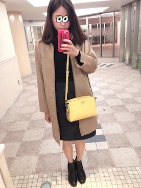 「chanel」｜「アイテム（財布/小物）」を使った、YU☺︎さん（レディース・164cm）の秋コーディネート