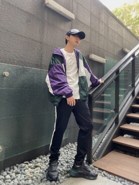 「ROCKET x LUNCH（ロケットアンドランチ）のアイテム」を使った、Haochanghxxさん（メンズ・167cm）の秋コーディネート