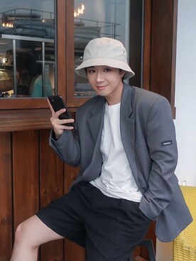 「アイテム（PC・スマホグッズ/家電）」を使った、Haochanghxxさん（メンズ・165cm・20代）の春コーディネート