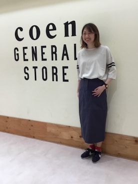 「ベイカースカート」｜みやたけさん（レディース・167cm）の夏コーディネート
