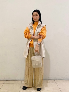 松尾さん（レディース・154cm）の冬コーディネート