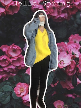 「chuu（チュー）のアイテム（ジャケット/アウター）」を使った、janehere_lookさん（レディース・156cm）の冬コーディネート