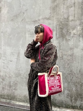 「でにむ」｜「アイテム（ダウンジャケット/コート）」を使った、minonminyonさん（レディース・159cm）の秋コーディネート