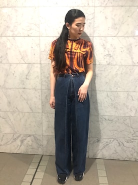 「美容師」｜MIYUKIさん（レディース・172cm）の夏コーディネート