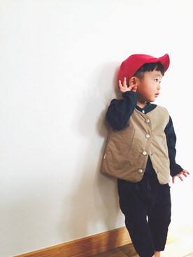 「オシャレパッソ」｜&sotaさん（キッズ・80cm）の秋コーディネート