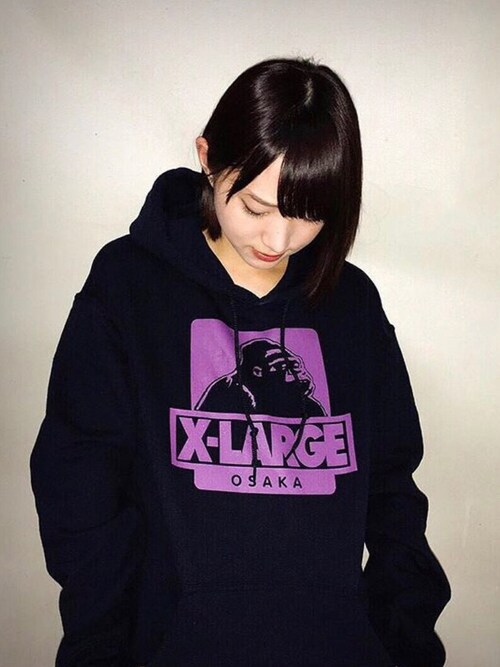 太田夢莉fan Xlargeのパーカーを使ったコーディネート Wear