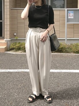 ものさん(レディース・157cm)の夏コーディネート