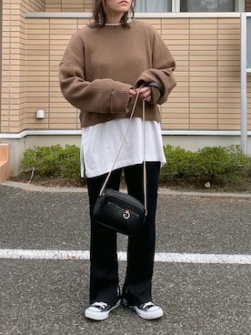 ものさん（レディース・157cm）の秋コーディネート