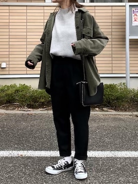 ものさん（レディース・157cm）の秋コーディネート