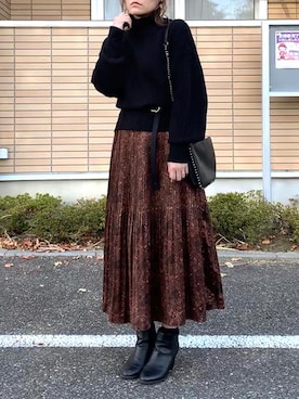 ものさん（レディース・157cm）の秋コーディネート