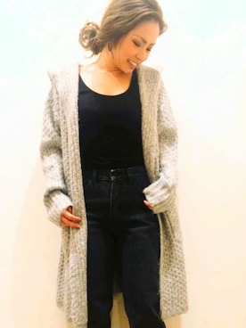 「ローゲージニット」｜minomushiさん（レディース・147cm）の秋コーディネート