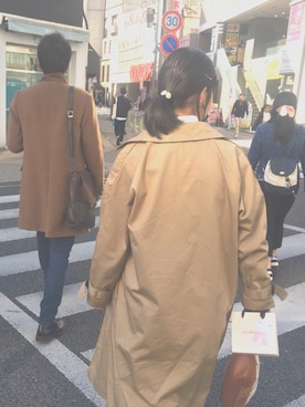 「HOTPING（ホッピン）のアイテム（ジャケット/アウター）」を使った、minamiさん（レディース・161cm）の冬コーディネート
