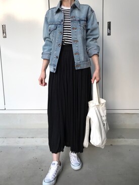 のっちさん（レディース・161cm）の春コーディネート