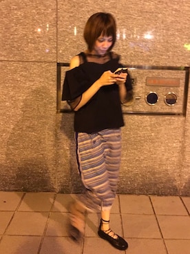 「DRESS CODE（ドレスコード）のアイテム」を使った、Kii . Wさん（レディース・162cm）の春コーディネート