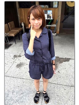 「DRESS CODE（ドレスコード）のアイテム」を使った、Kii . Wさん（レディース・162cm）の春コーディネート