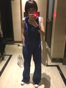 「note et silence （ノートエシロンス）のアイテム（オールインワン・サロペット）」を使った、Kii . Wさん（レディース・162cm）の春コーディネート